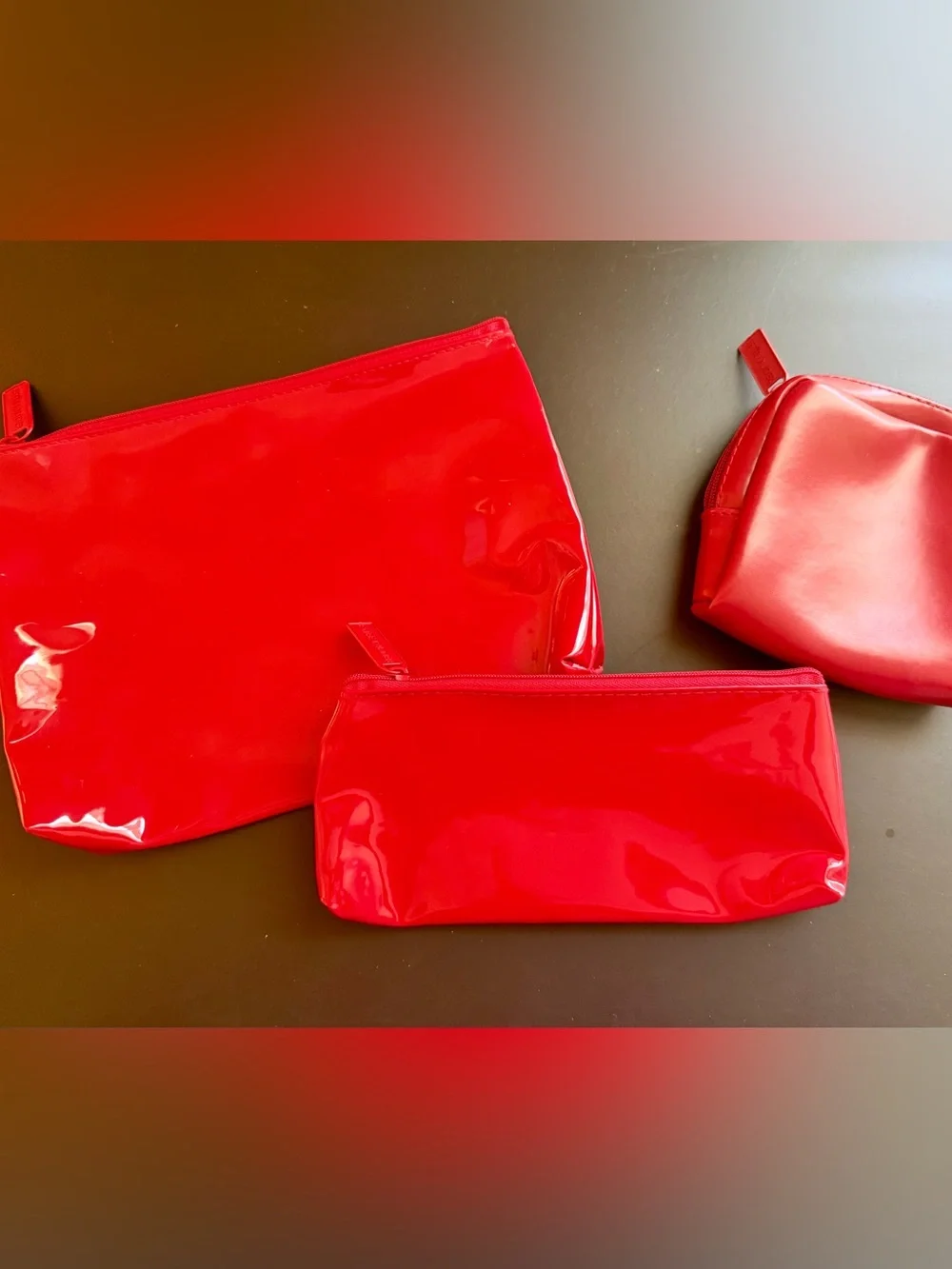 Vibrant Red NWT Sephora Cosmetic Travel Set